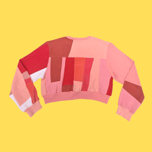 Load image into Gallery viewer, Coral Sustainable Crop Sweatshirt