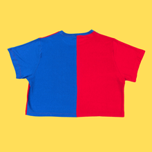 Load image into Gallery viewer, Colourblock Sustainable Crop T-shirt
