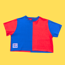 Load image into Gallery viewer, Colourblock Sustainable Crop T-shirt
