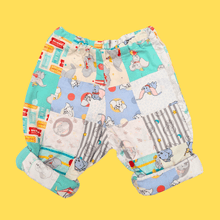 Load image into Gallery viewer, Elephant Patchwork Sustainable Baby Trousers 12-18 Months
