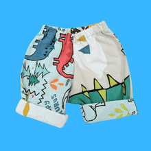 Load image into Gallery viewer, Sleepy Saurus Sustainable Baby Trousers 9-12 Months
