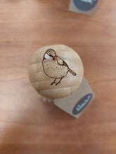 Load image into Gallery viewer, Blue Tit Bamboo Brush
