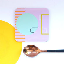 Load image into Gallery viewer, Abstract Painting Coaster - Pink
