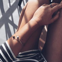 Load image into Gallery viewer, Brass &amp; White Jasper Kenzo Bangle
