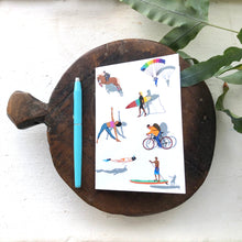 Load image into Gallery viewer, Hobbies design A6 Notebook
