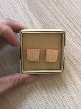 Load image into Gallery viewer, Orange Edge Studs
